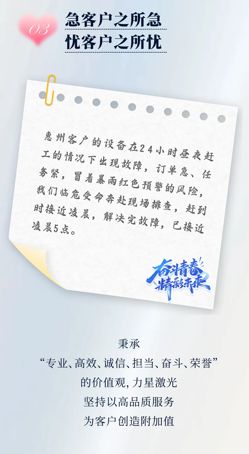 力星激光服務怎么樣？力星用五星售后服務貼心為您解憂！