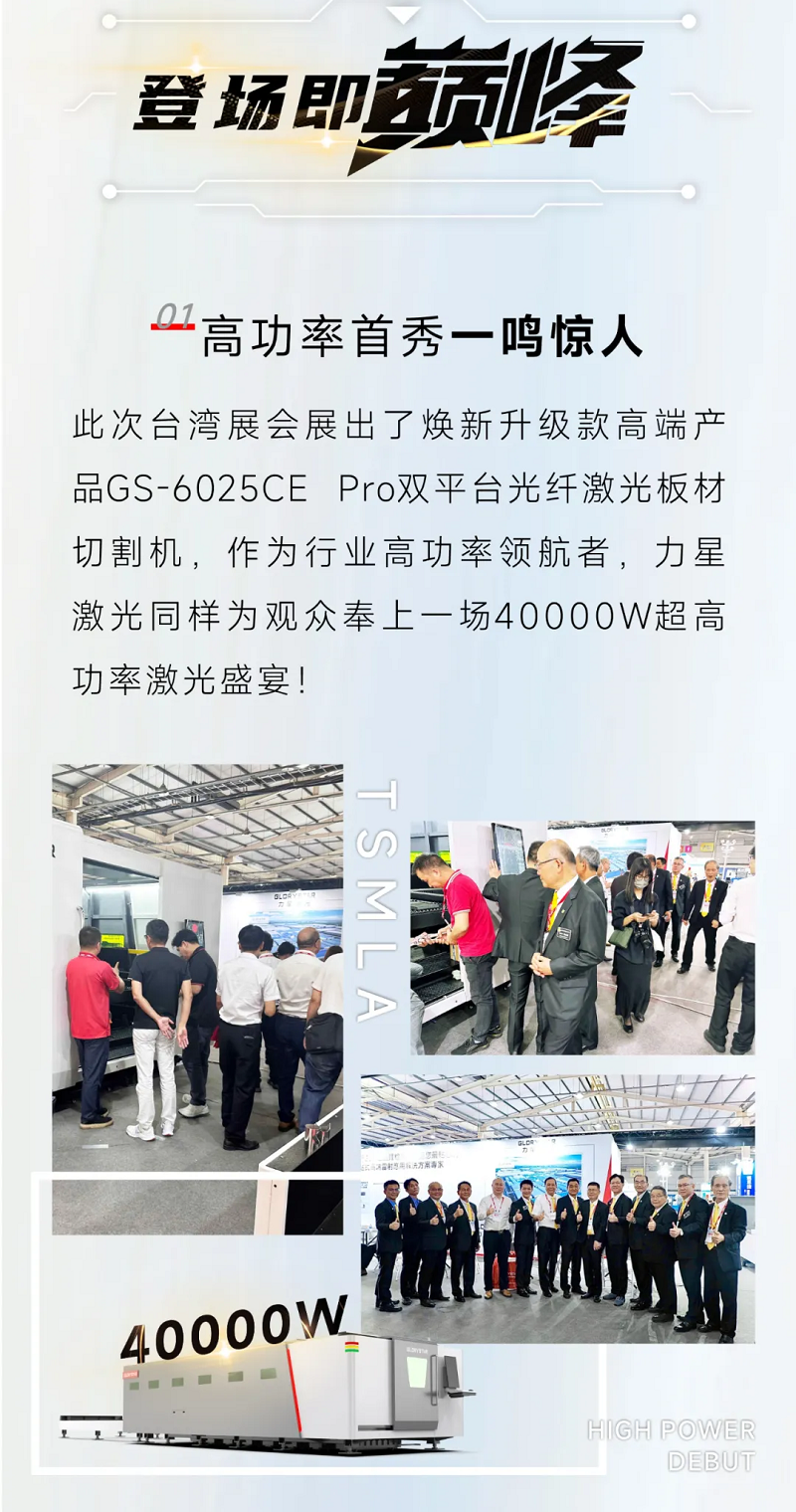 跨越海峽亮相臺灣展，力星激光高功率實(shí)力“搶鏡”！